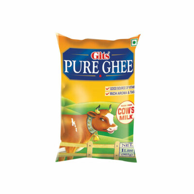 GITS PURE GHEE 1 LITER POUCH (12 LTR)